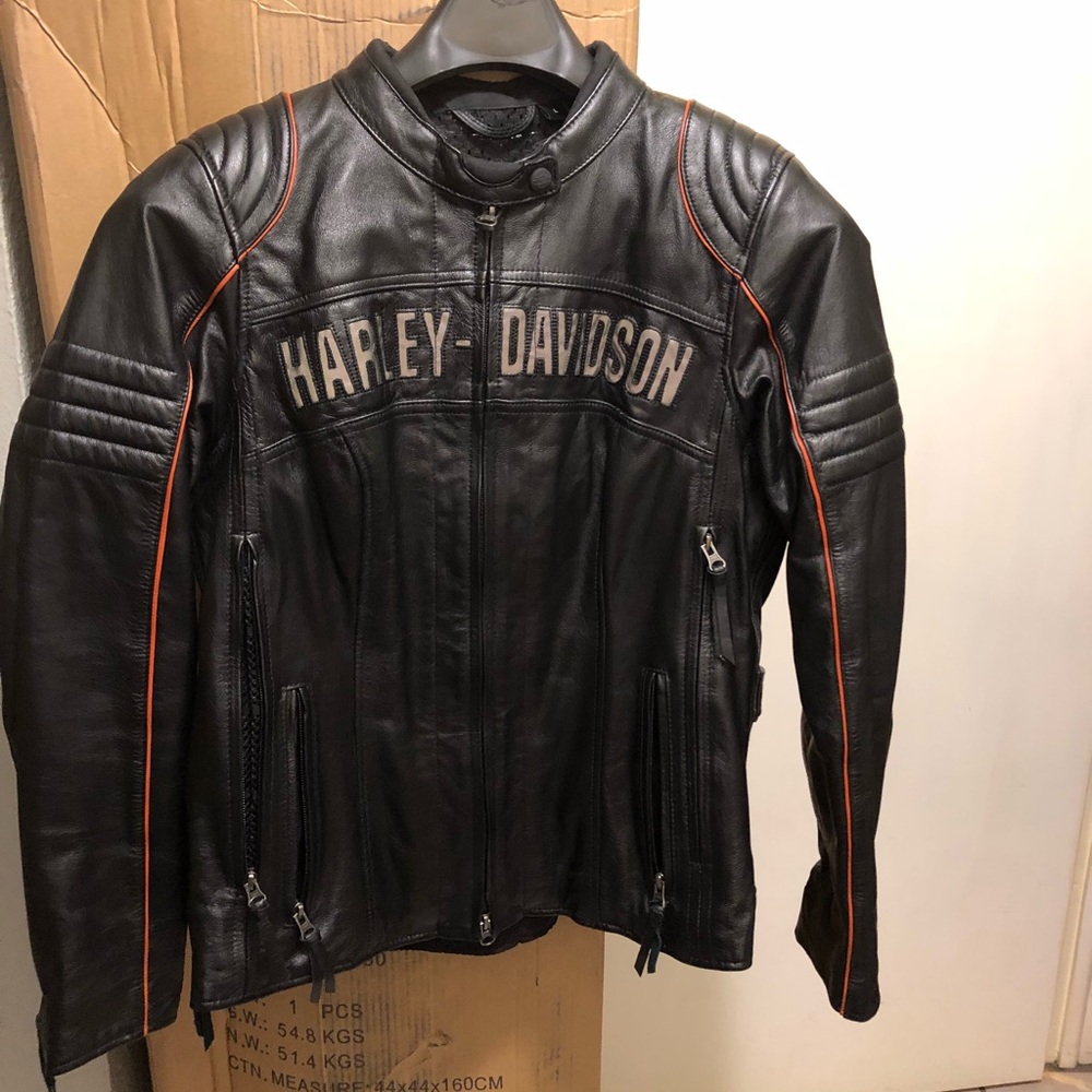 Harley Davidson leather riding jacket